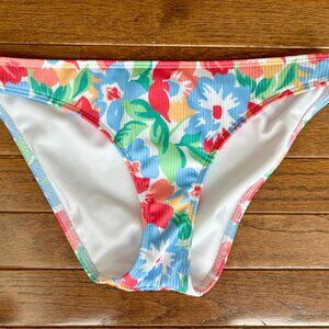 Hollister size Small bikini bottom, floral pattern. NWOT
